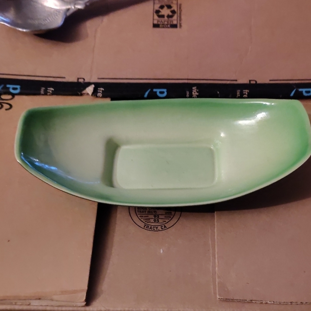 Green Ceramic Serving Dish